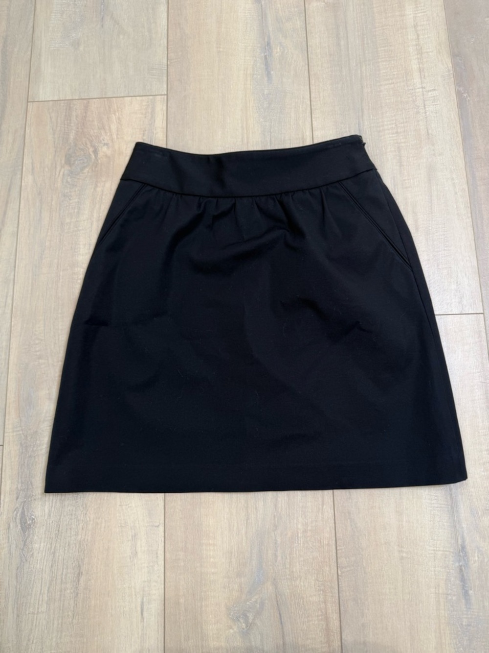 Halogen Black A-Line Skirt with Clean Waistband